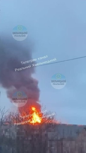 А это последствия прилёта "Гераней" по цели в Хмельницкому