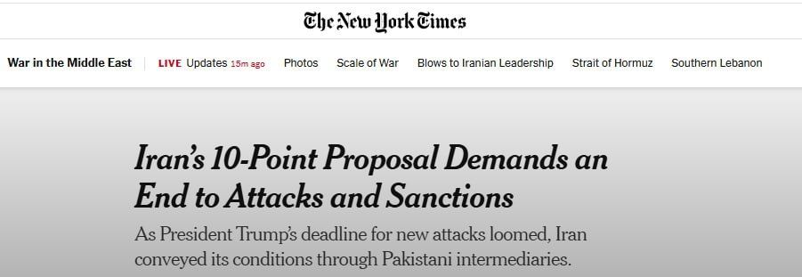 NYT: ���� �������� ��� 10-�������� ���� �� ���������� ���������