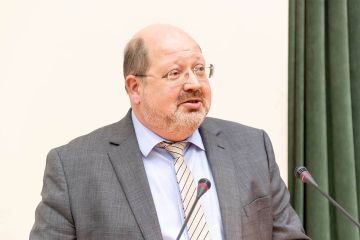 #событияМО. Друзья! 1 апреля в рамках Дипломатического модуля перед магистрантами Факультета МО выступил директор Департамента по гуманитарному сотрудничеству и правам человека (ДГЧП) МИД России Григорий Лукьянцев