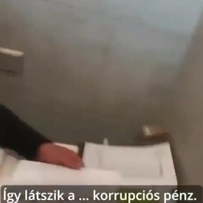 В Венгрии показали видео инкассаторов с Украины, подделывающих документы "золотого конвоя"