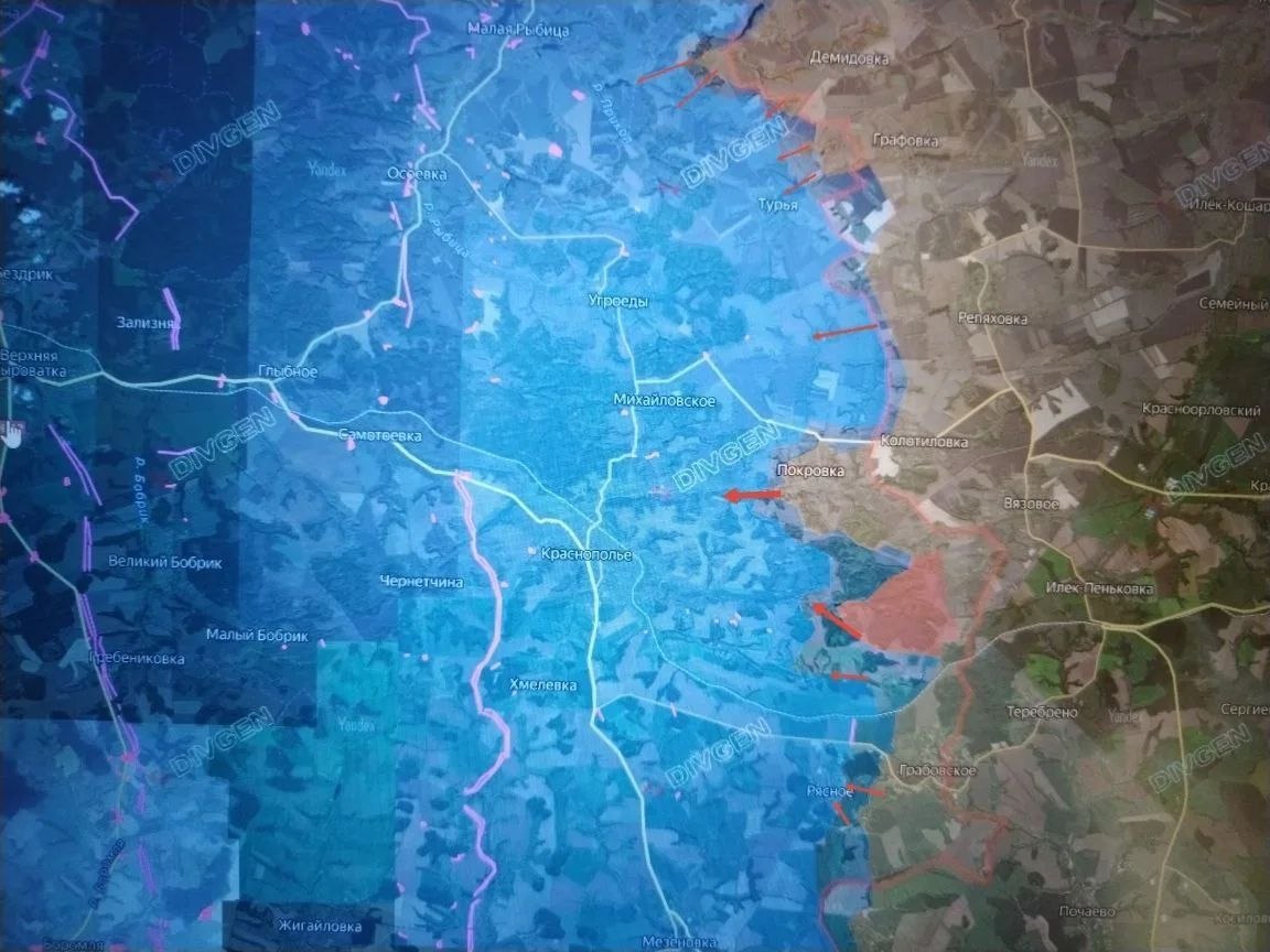 Сумское направление, Краснопольский участок