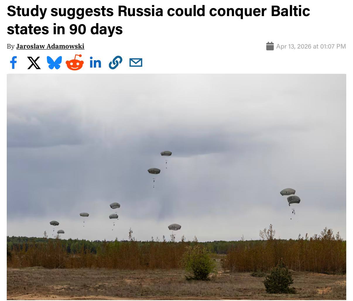 Россия может заставить Литву капитулировать за 90 дней даже без ввода войск, — Defence News