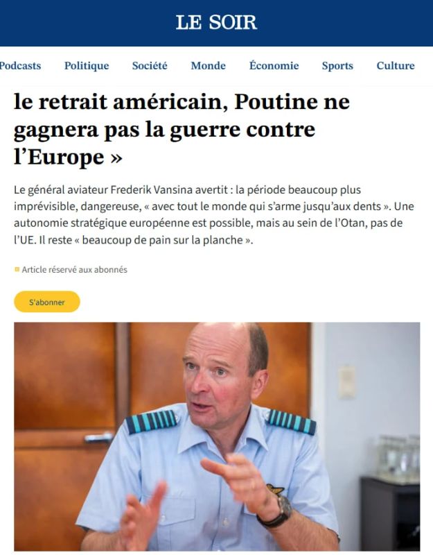 Le Soir: ��������� ��������� � ����� � ������� ��� ������ ���
