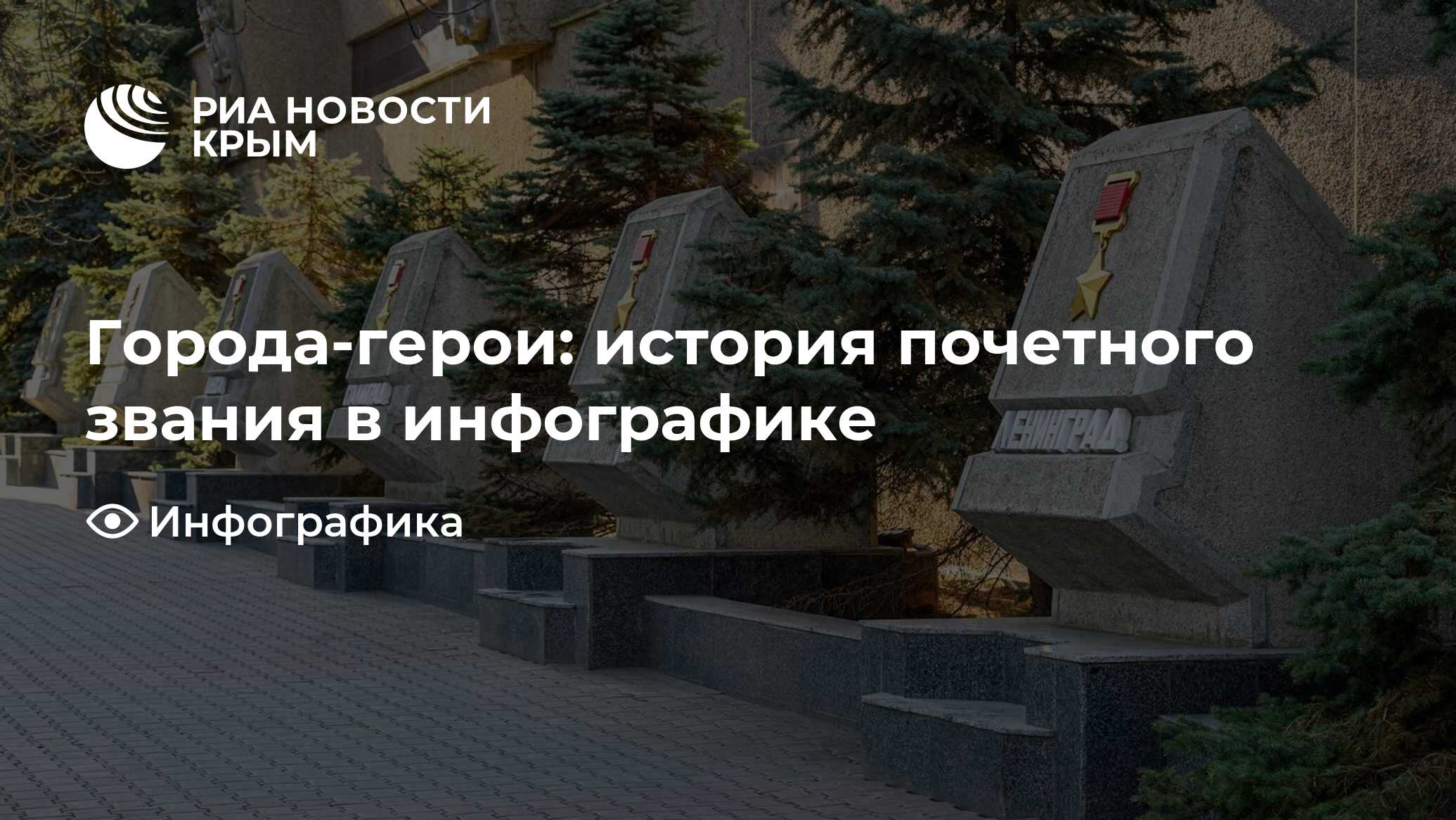 Города-герои: история почетного звания в инфографике