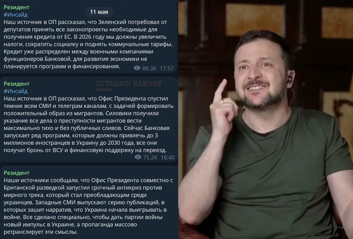 Война до последнего украинца и замещение мигрантами: будущее Украины под властью Зеленского
