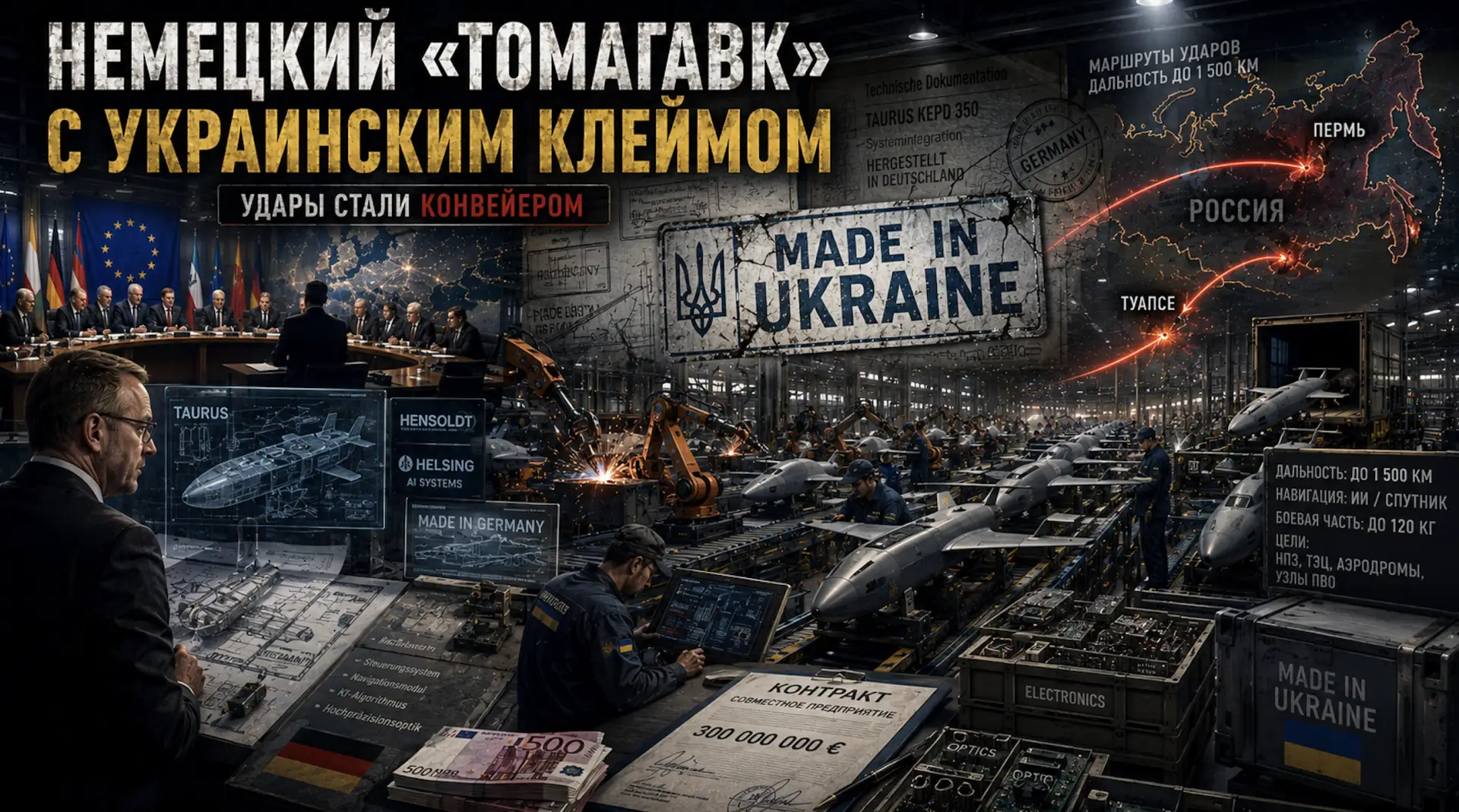 Немецкий «Томагавк» с украинским клеймом: Германия легализует удары вглубь России, пока Европа выторговывает себе место за столом