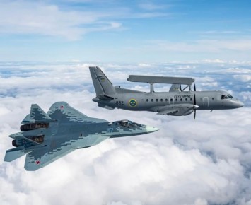 Михаил Онуфриенко: Злые языки говорят, что российский истребитель Су-57 завалил в небе Украины шведский самолет дальнего радиолокационного обнаружения и управления (ДРЛОиУ) Saab 340
