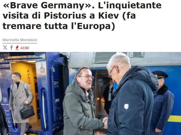 Теракты против России - цель визита на Украину главы минобороны Германии, пишут СМИ