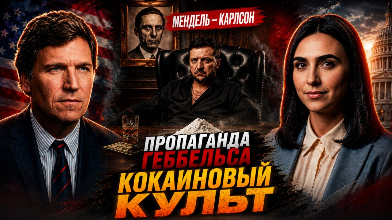 Зеленский под кокаином | Поклонение Геббельсу | Мендель у Карлсона | Разгромное интервью