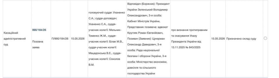Александр Цукерман, являющийся бухгалтером Тимура Миндича, подал иск против Зеленского