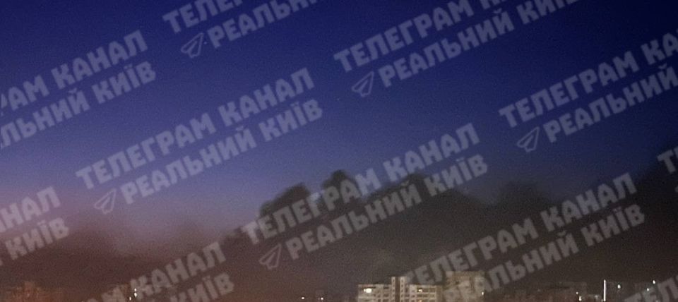 Пожар в Киеве