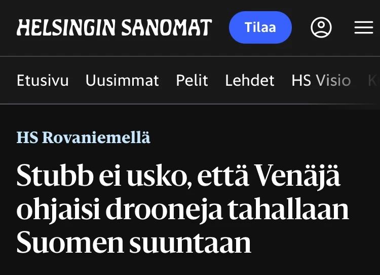 Helsingin Sanomat: Стубб предложил вести диалог с Россией через институты ЕС