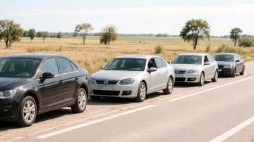 Трасса Одесса-Рени: Народ бежит, бросая машины - понимают, чем всё обернётся