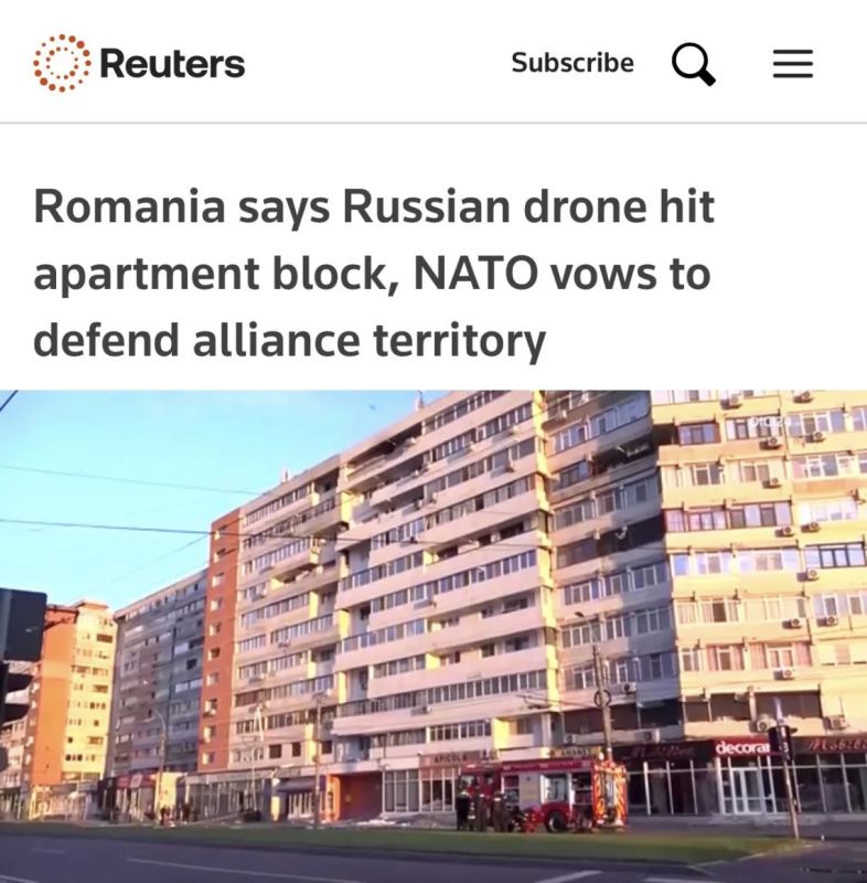 «Румыния заявляет, что российский беспилотник попал в жилой дом»: В НАТО объявили, что беспилотник в Румынии был российского происхождения