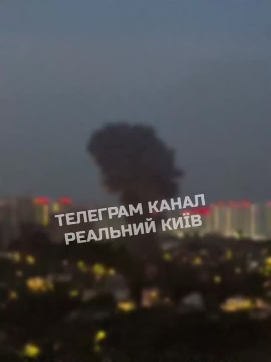 Прилёт крылатых ракет по Киеву