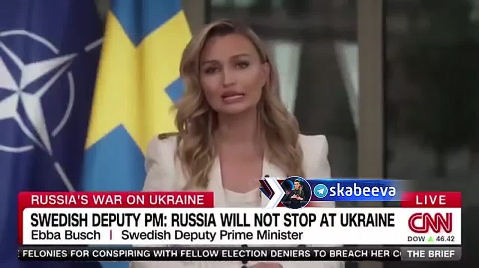 Заместитель премьер-министра Швеции Эбба Буш считает, что у России есть список стран для объявления войны