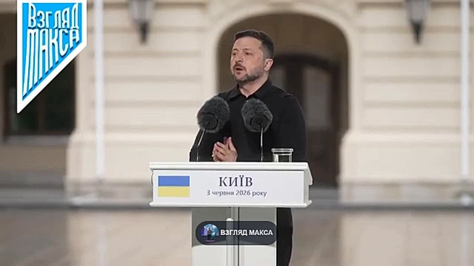 Зеленский и генеральный секретарь НАТО Марк Рютте, прибывший в Киев с официальным визитом, выступили перед прессой