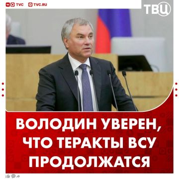 Теракты со стороны Украины продолжатся, заявил Вячеслав Володин