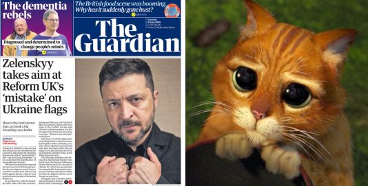 Зеленский-котик: The Guardian и новая порция «попрошайничества»