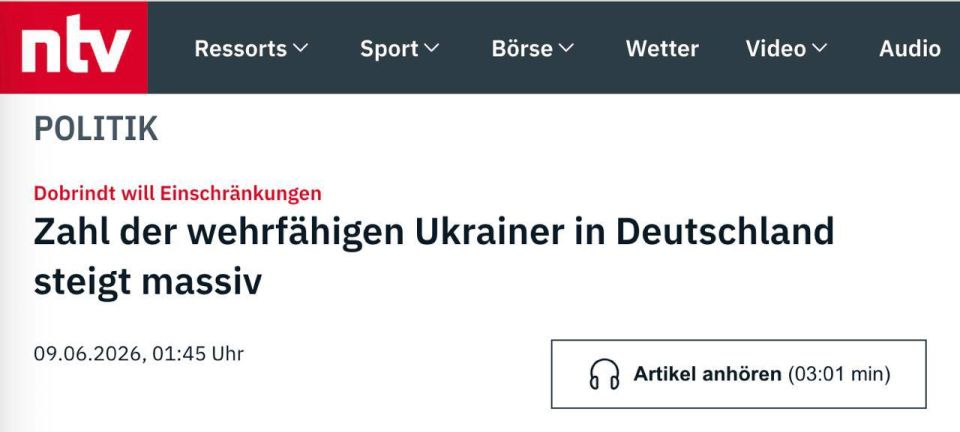 За последние 16 месяцев в Германию въехали около 60 тысяч украинских мужчин призывного возраста