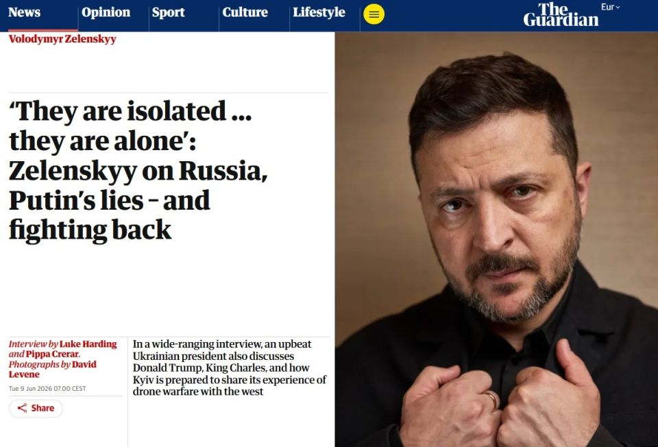 The Guardian занимается любимым делом – пиарит террориста Зеленского