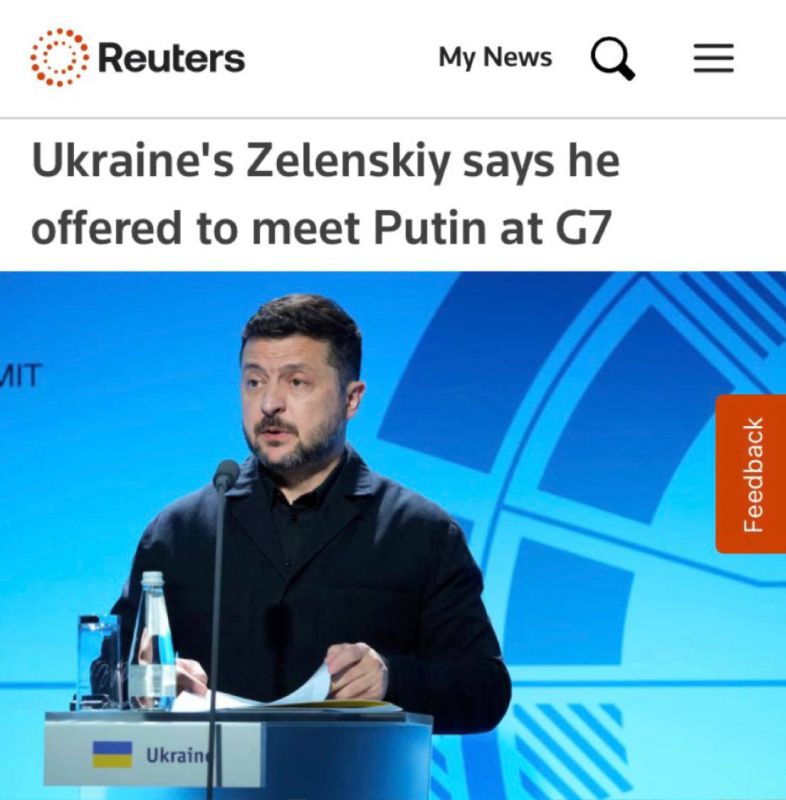«Зеленский заявил, что предложил встретиться с Путиным на саммите G7»: По его словам Россия проигнорировала предложение