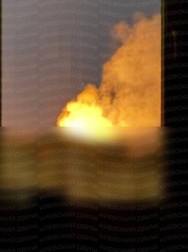 Один из пожаров в Киеве