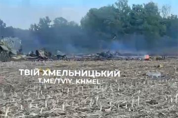 На Западной Украине разбился самолет МиГ-29