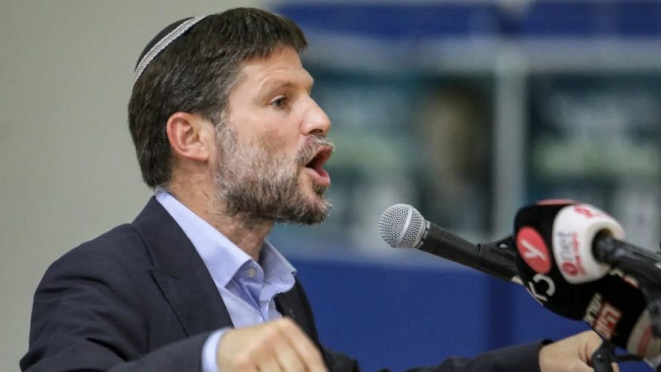 Министр финансов Израиля Бецалель Смотрич: