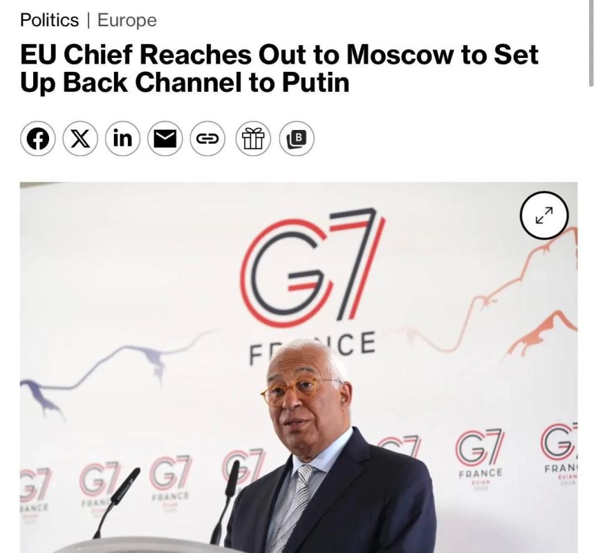 Глава Евросовета Кошта начал переговоры с Россией по Украине, — Bloomberg