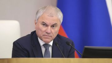 Вячеслав Володин: находясь в агонии, киевский режим идет на террористические акты, чтобы сохраниться у власти