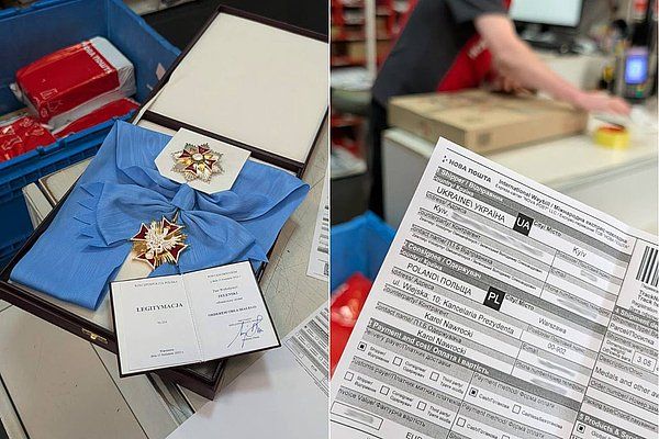 Зеленский отправил отобранный у него орден по почте Навроцкому