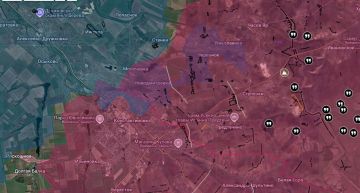 Анатолий Радов публикует обновлённую карту боевых действий в Константиновке