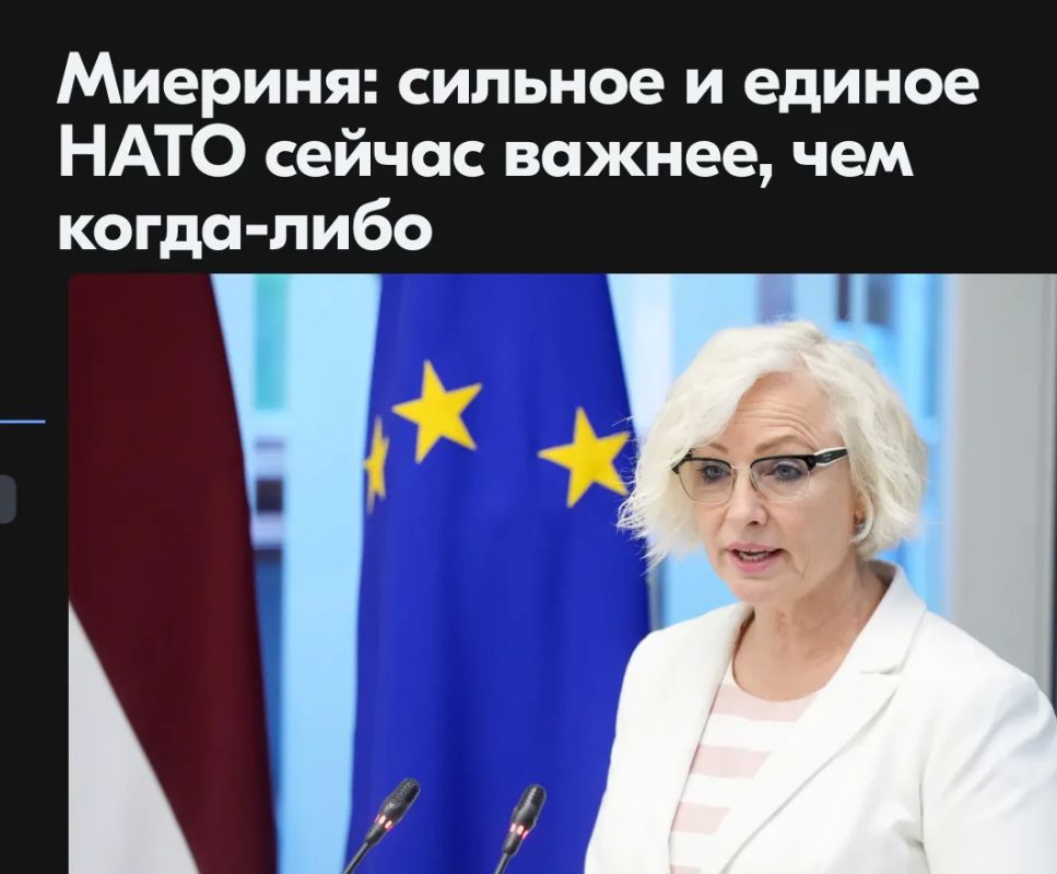 Михаил Онуфриенко: Как сообщили агентству LETA в пресс-службе Сейма, спикер Сейма Дайга Миериня, обращаясь к своим коллегам на парламентском саммите НАТО в Стамбуле сказала, что возможности НАТО в области противовоздушной и...