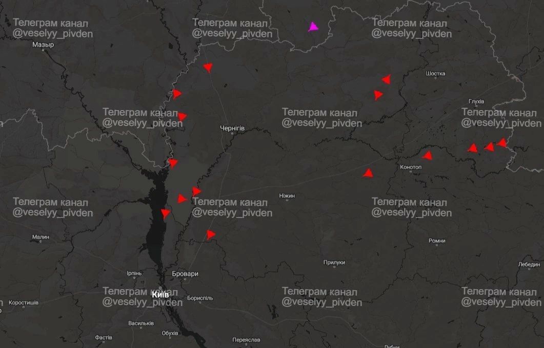 "Герани" непрерывно движутся к Киеву