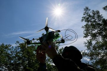 МО России: В зоне СВО ВС России вступили в бой с украинскими роботами