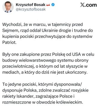 Вице-спикер польского сейма Босак: