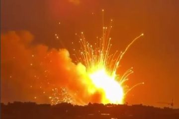 В Киеве произошла вторичная детонация после поражения объекта в районе Жулянского завода