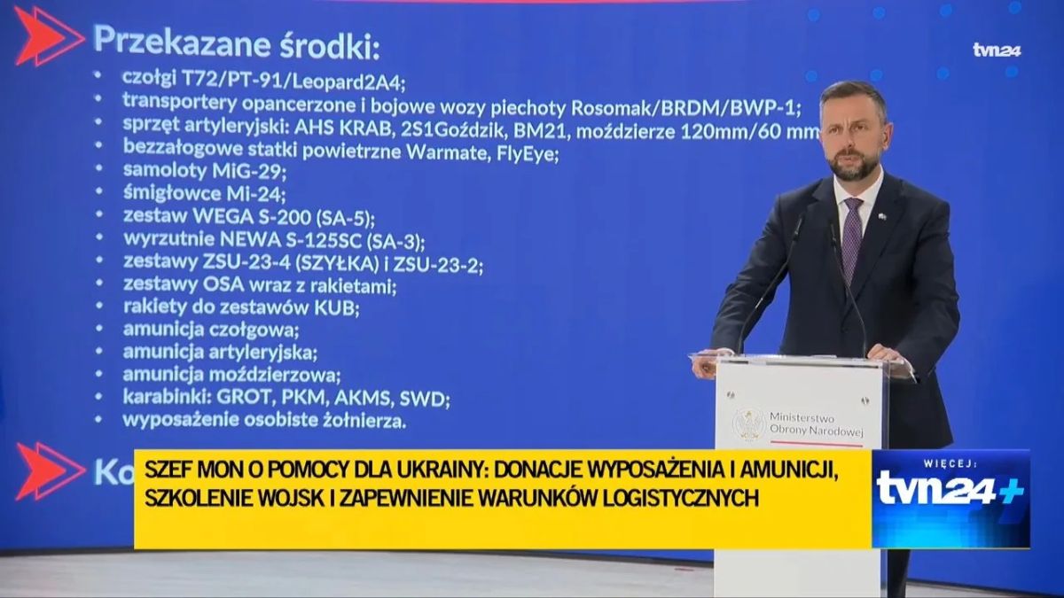 Украина получила из Польши вооружения примерно на четыре миллиарда долларов, — Польша начала рассекречивать данные о своих поставках