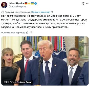 Владимир Корнилов: Немецкий русофоб Юлиан Репке: «Трамп разрушает всё, к чему прикасается…»