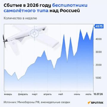 Более 73 тысяч беспилотников ВСУ сбили российские ПВО с начала 2026 года, посчитал "Sputnik Ближнее зарубежье" на основе еженедельных сводок Минобороны РФ