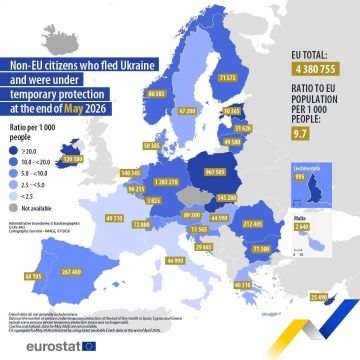 Число украинских беженцев в ЕС выросло до 4,38 млн