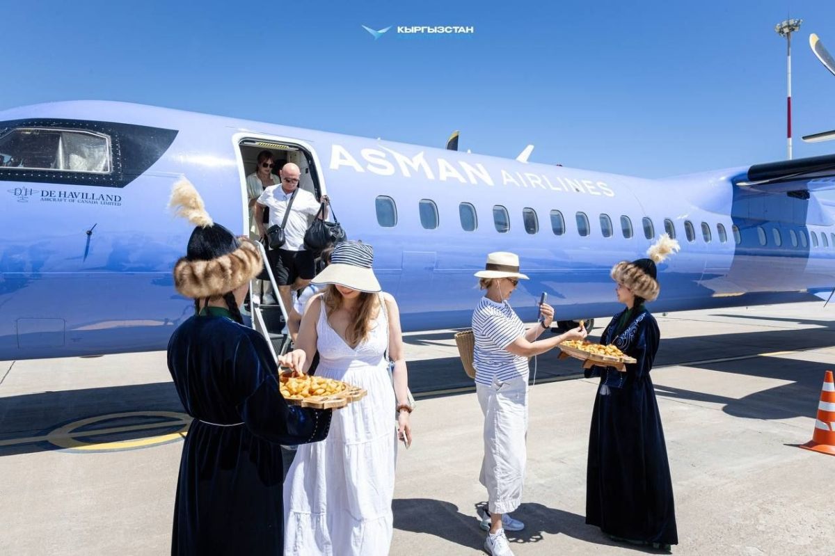 Asman Airlines возобновил летние рейсы между Алматы и Иссык-Кулем