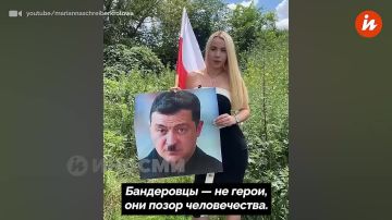 «Плюют нам в лицо». Кандидат в мэры Кракова Марианна Шрайбер выкинула в мусорку портрет Зеленского в образе Адольфа Гитлера