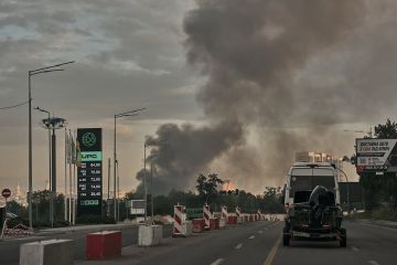 Чингис Дамбиев: Утренний Киев после ракетного удара ВС РФ
