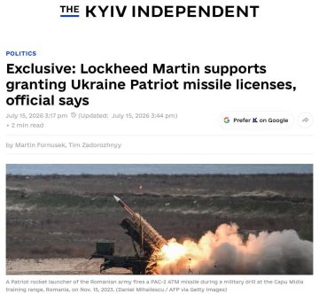 ��� ������ ������� �������� ������� �������� �� ������������ ����� ��� ��� Patriot, �������� Kyiv Independent �� ������� �� ������������������� ����������� ���������, ��������� � ����� �����������