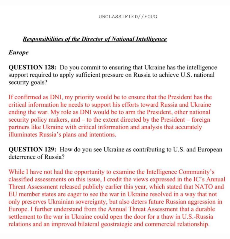 Кандидат в главы нацразведки США допустил улучшение отношений с Россией после урегулирования на Украине: