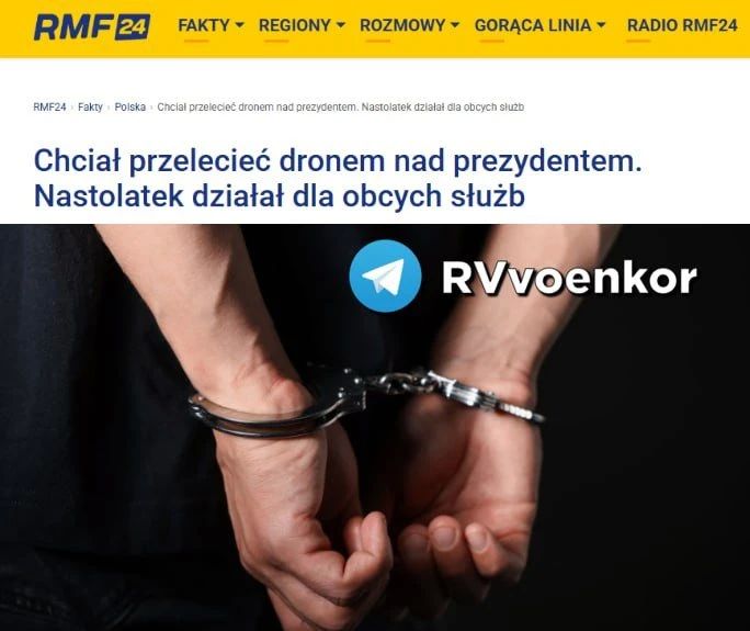 Евгений Лисицын: В Польше украинца обвинили в попытке запуска дрона возле кортежа президента и провокациях с символикой УПА*