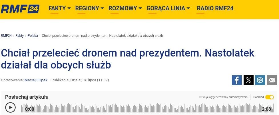 В Польше подозреваемому в осквернении памятников украинцу предъявили 47 обвинений