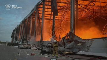 Поражен логистический комплекс компании DB Schenker, расположенный на юго-западной окраине города